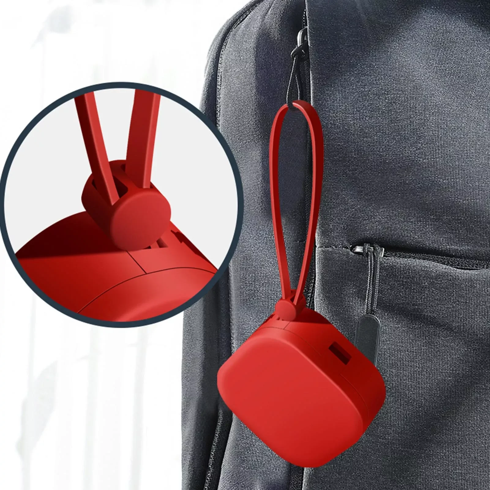 

Retractable Data 3 In 1 Multiple Charging Cord Adapter Charge Line Storage Box With Cosmetic Mirror