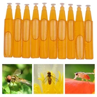 10pcsbag fruit fly attractant 2ml trap bait beekeeping beehive tool killer swarm trapping tool liquid