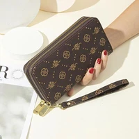 womens wallet fashion ladies mobile phone bag long printing new clutch bag star double zipper hand strap bag multiple color 888