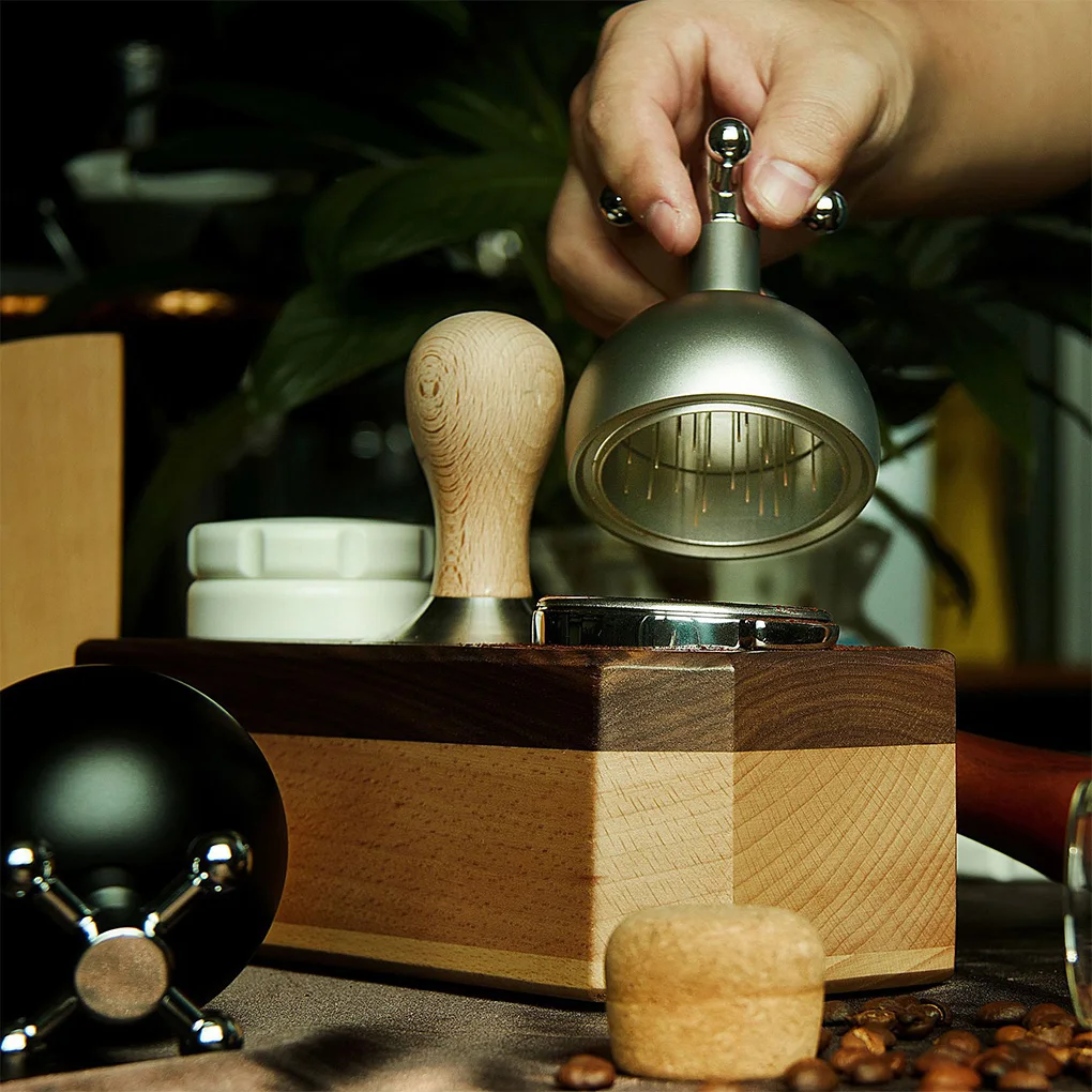 

Coffee Tamper Stainless Steel Needle 58MM 51MM 53MM Coffee Tamper Distributor Leveler Coffee Maker Coffee Tool