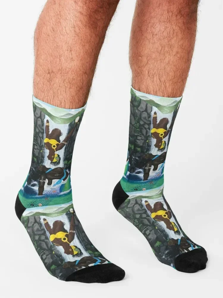 Носки Oshun и Yemaya дизайнерские Брендовые мужские носки для регби по щиколотку