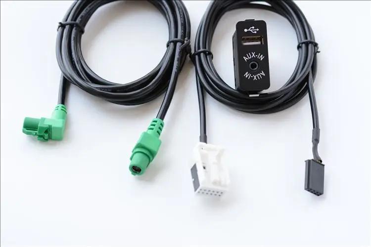 For BMW 5 Series 3 7 X3 X4X5 X6AUX Interface USB.AUX Audio Input Switch + Harness | Автомобили и мотоциклы