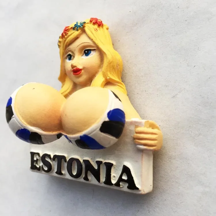 Таллинский туристический магнит на холодильник креативные весенние магниты из