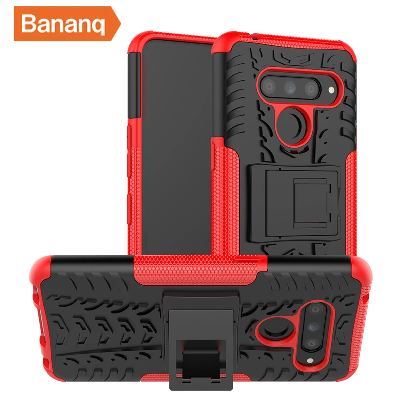 

Bananq ShockProof Case For LG V50 V50S V60 V40 V30 Plus G7 G8 ThinQ G9 G8X Q7 Q31 Q51 Q60 Q92 Zone Phoenix Harmony 4 Stand Cover