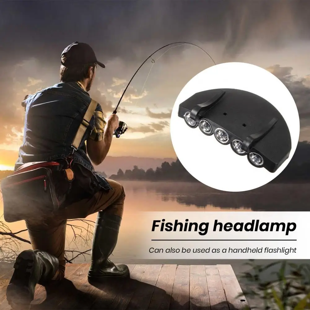 

Hands-free Hat Light Waterproof Hat Light Super Bright Waterproof Led Hat Clip Lamp for Running Camping High Lumens Simple