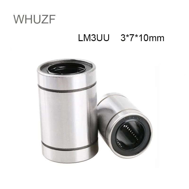 

WHUZF Бесплатная доставка 10/20 шт./лот LM3UU LM3 3*7*10 мм линейная втулка 8 мм ЧПУ линейные подшипники для стержней линейной рейки линейная часть вала
