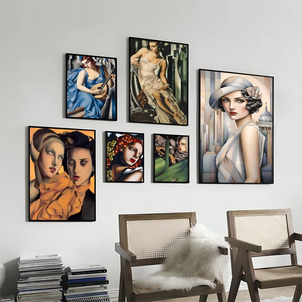 Tamara De Lempicka Anime Posters Sticky HD Quality Wall Art Retro For Home Kawaii Room Decor