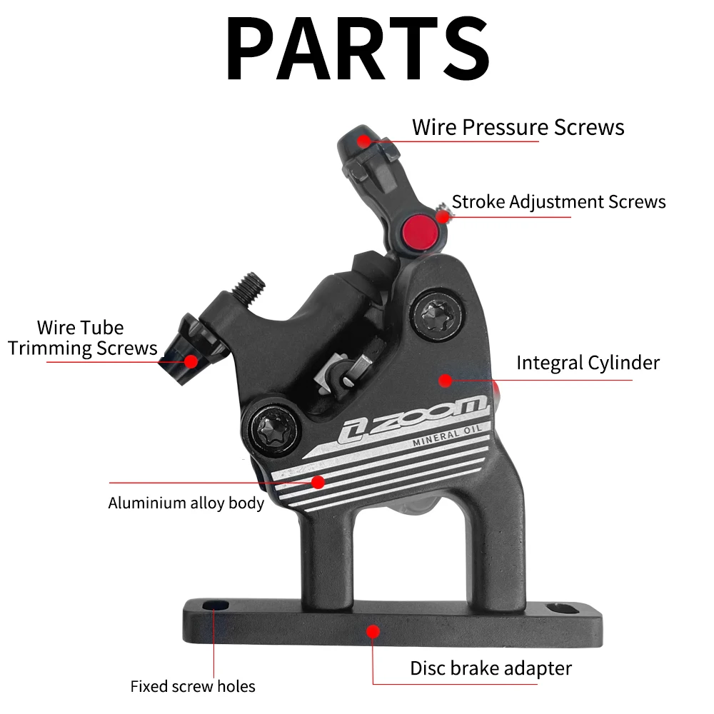 ZOOM HB108 шоссейный велосипед гидравлический тормозной трос тянущий суппорт линия