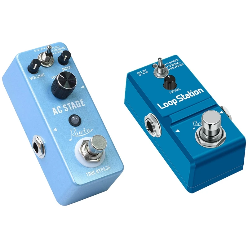 

Rowin 2 Pcs Guitar Effects Acoustic Guitar Simulator Effects, LEF-320 & LN-332AS