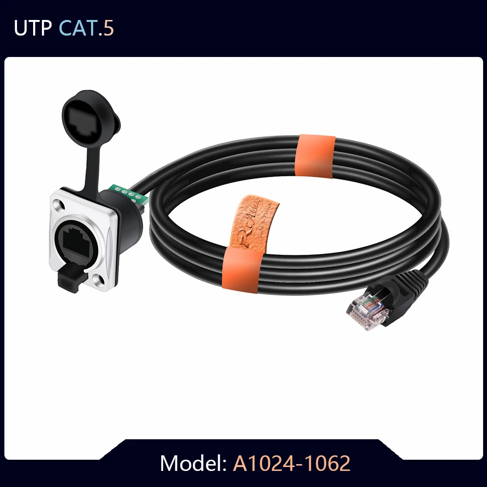 

Ethernet кабель RJ45 R A1024-UTP черный 0.2 метра