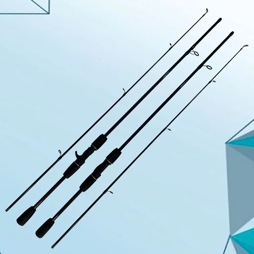 

Casting Spinning Fishing Rod 1.8m 1.68m UltraLight Carbon Fiber Rod Pole 2 Section Baitcasting Fishing Rod