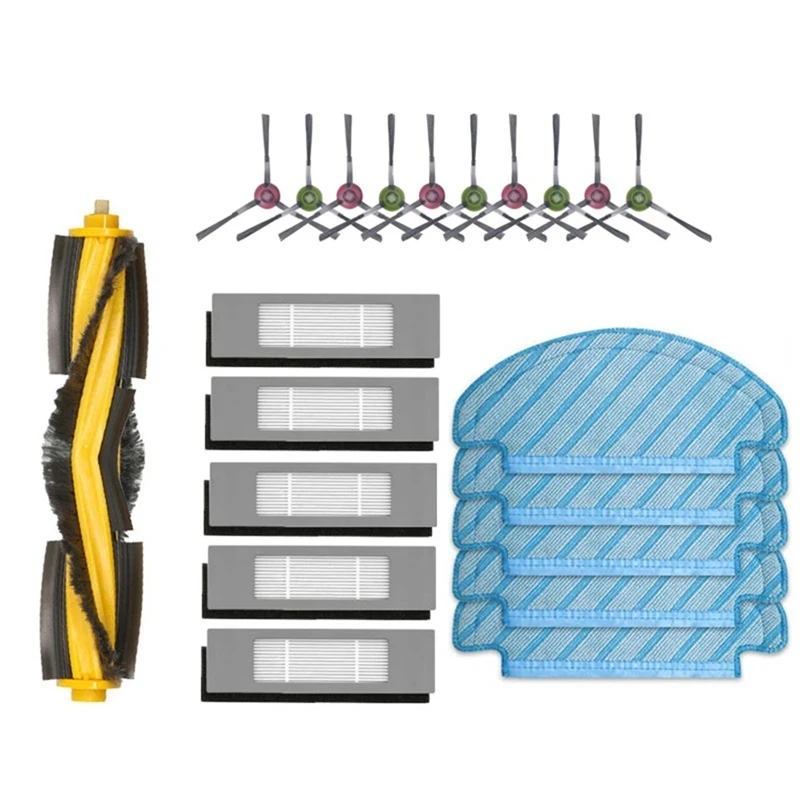 Фото Для робота-пылесоса Yeedi Vac / Vac Max / Vac Station / Vac Hybrid / K760 Детали основной боковой щетки Hepa Filter Mop №1