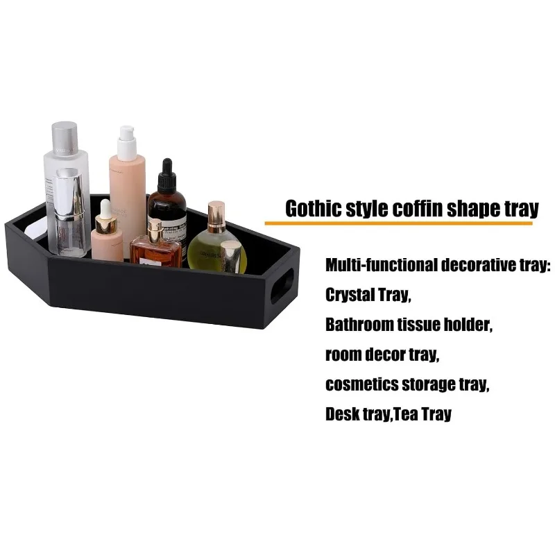 Поднос в форме гроба украшение для дома готическом стиле из дерева