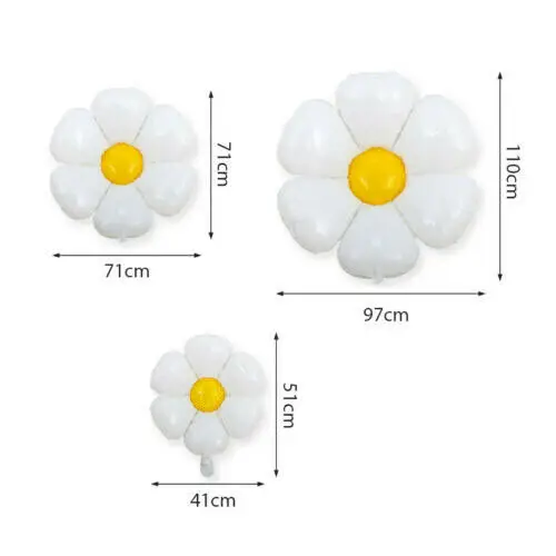 

Brandnew Daisy Flower Balloon Garland Balloon DIY Party Decoration Flower Shape Gift Giving Sunflower Decor 10 * 97cm