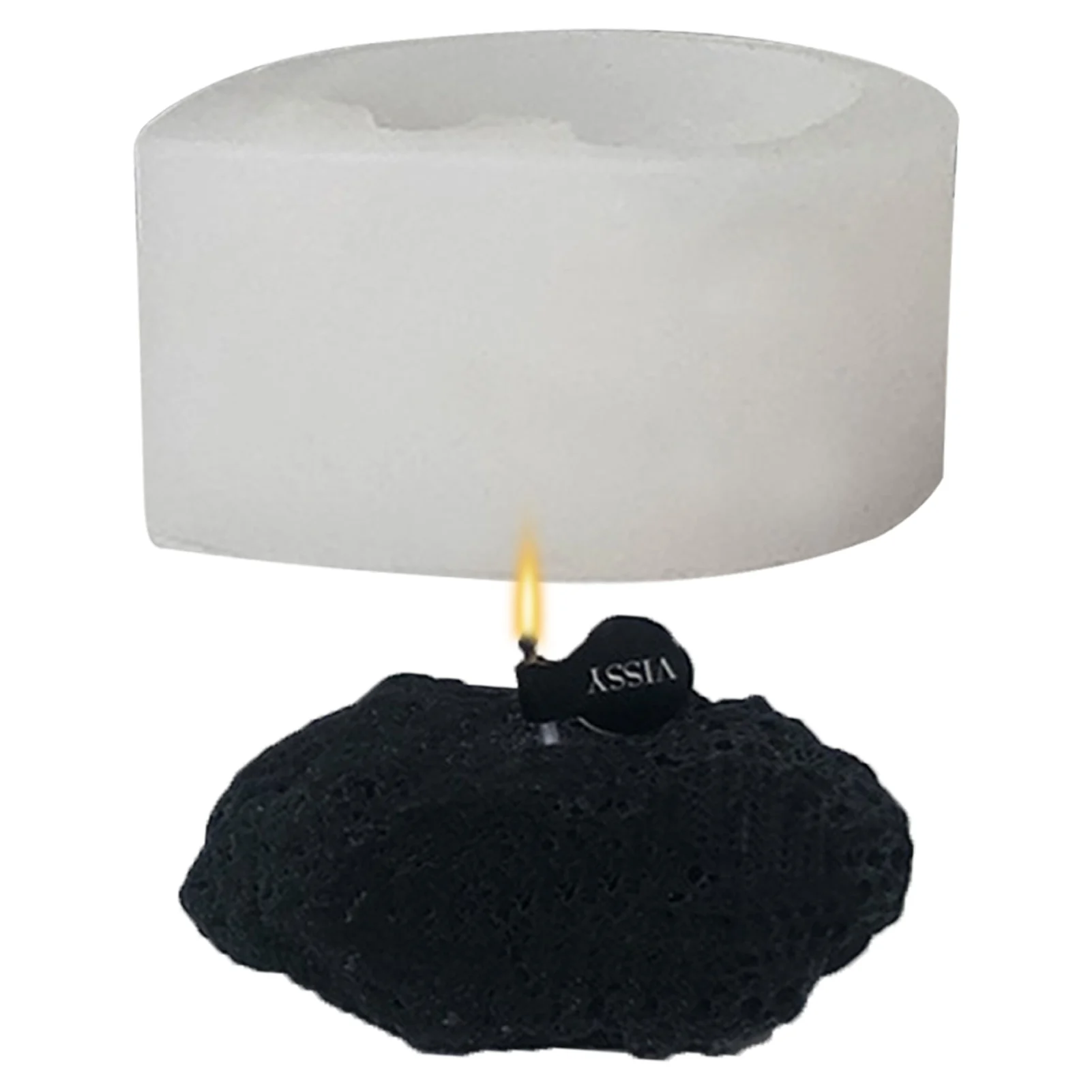 

Handmade Candle Stone Mold Silicone Molds For Candle Making High And Low Temperature Resistance Stone Candle Making Molds Modern