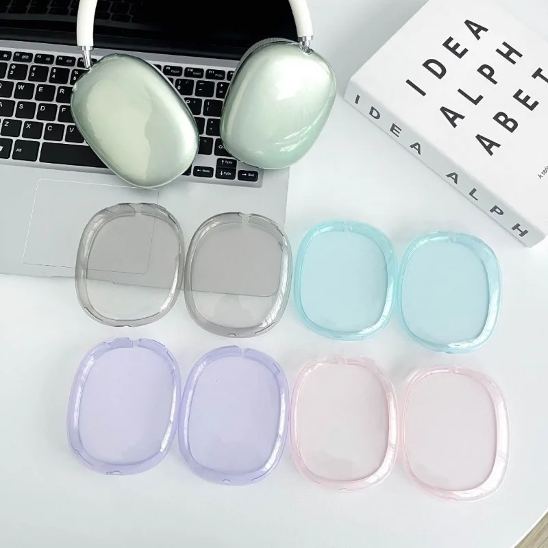 Фото Защитный чехол для Apple AirPods Max, устойчивый к падениям и пыли, из ТПУ, разноцветный, аксессуар для наушников EJBHT25 №4