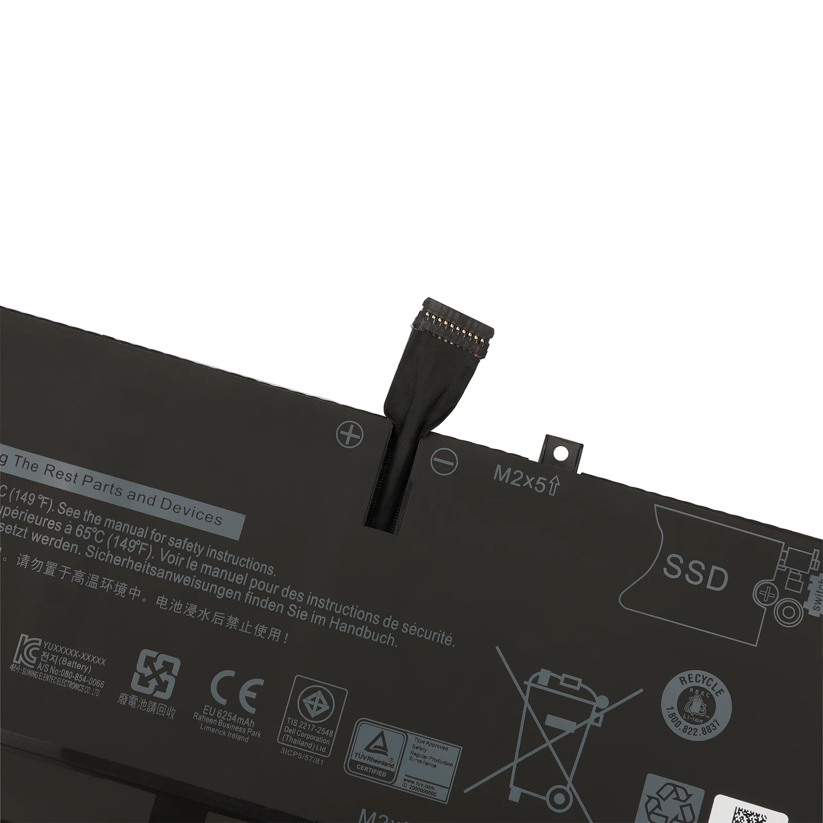 Аккумулятор для ноутбука YOOFAN 8N0T7 Dell XPS 15 9575 2-в-1 Precision 5530 Мобильная рабочая станция