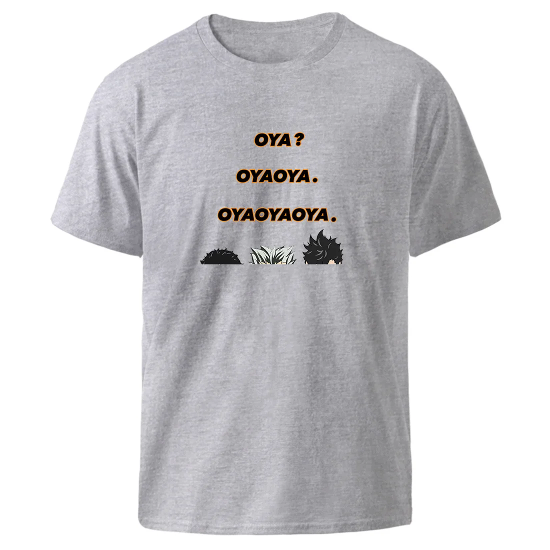 

Haikyuu OYA T shirts Man Casual Loose O-Neck Graphic Top Summer Short Sleeve Black Graphic Tees 2021 Male T shirt