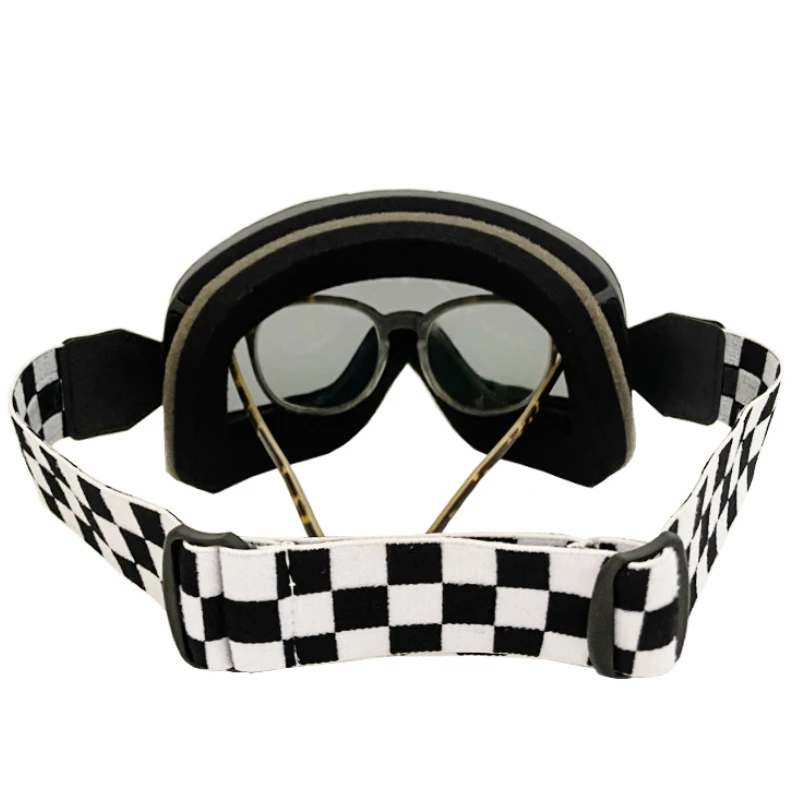 

Очки в стиле ретро для езды на мотоцикле при близорукости очки для шлема против ветра и песка Дневные И Ночные очки двойного назначения