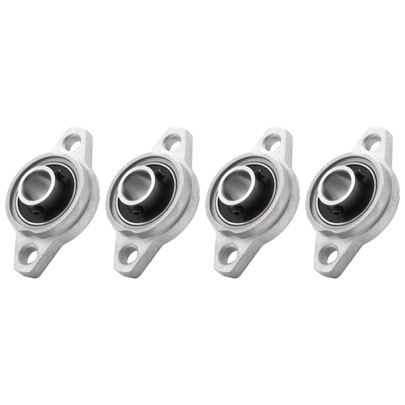 

4Pcs KFL001 12mm Zinc Alloy Self Aligning Pillow Block Flange Bearing Rhombic Bearing Housing