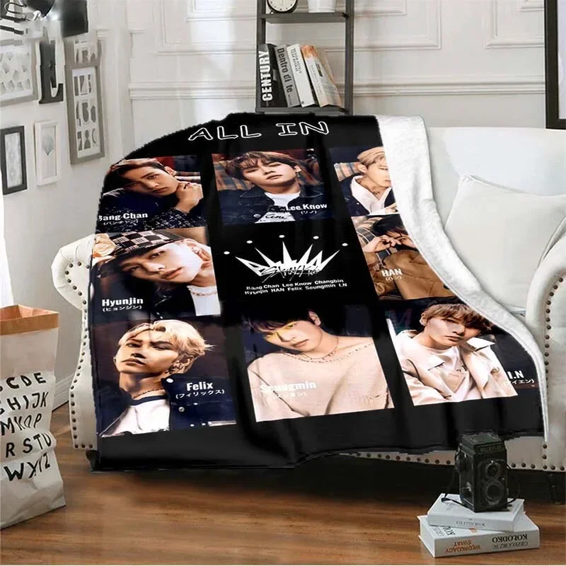 Одеяло Stray Kpop Singer Star детское мягкое покрывало для дивана флисовое одеяло гобелен