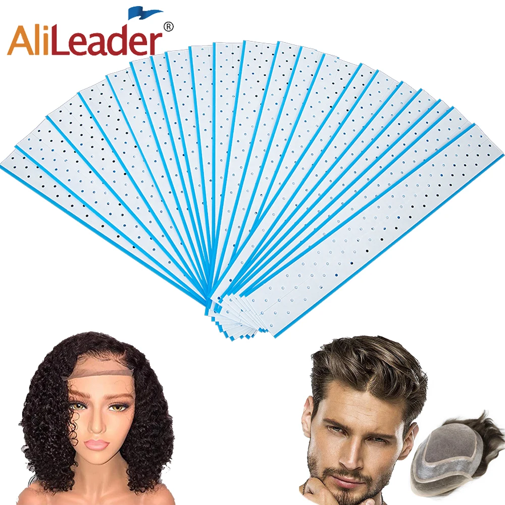 

10 pcs Waterproof Adhesive Tape Invisible Super Hold Lace Lace Front Wig Tape For Wig Toupee Hair Piece Hair Extensions