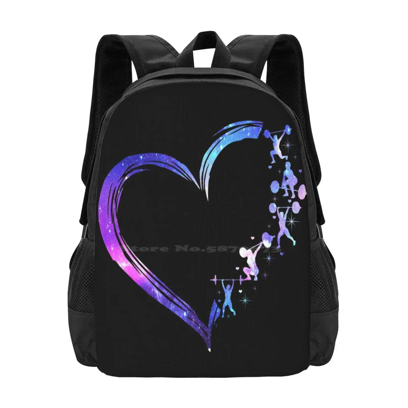 

Weightlifting Heart Galaxy Hot Sale Backpack Fashion Bags Weighlifting Weight Lifting Gear Used Weight Lifting Equipment Best