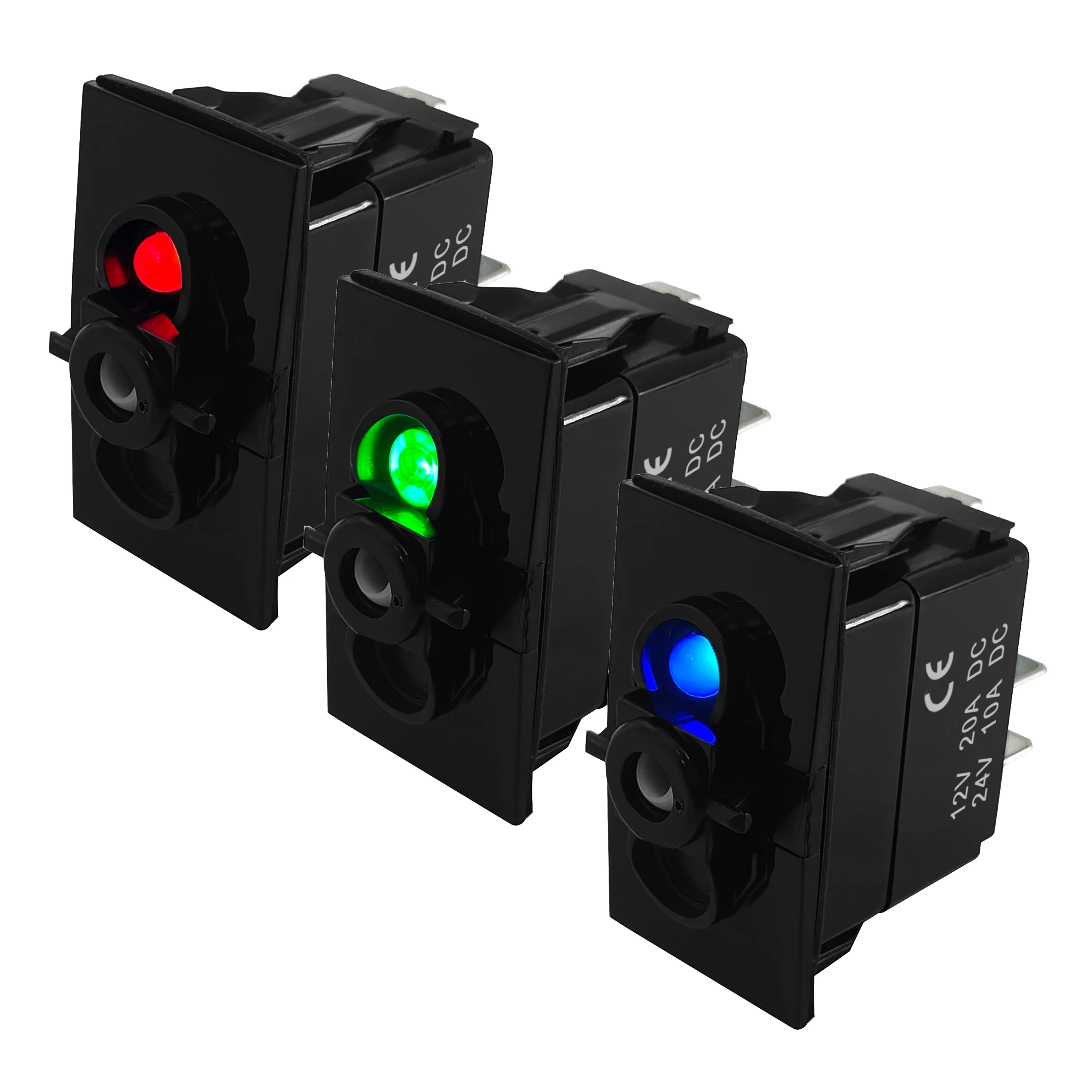 

Основание кулисного переключателя 3-контактный SPST ON OFF Водонепроницаемый светодиодный кулисный переключатель для Carling Contura NARVA 4X4 Сменные аксессуары