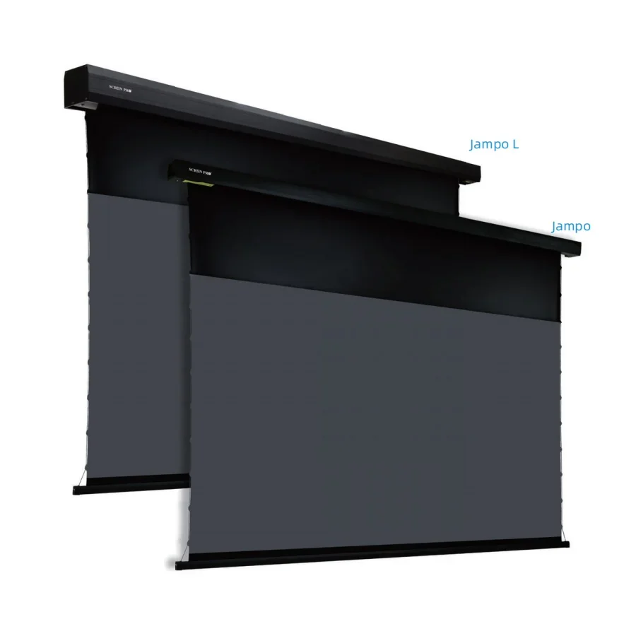 Tab-tension моторизованные проекционные экраны с окружающим светильник отклонение