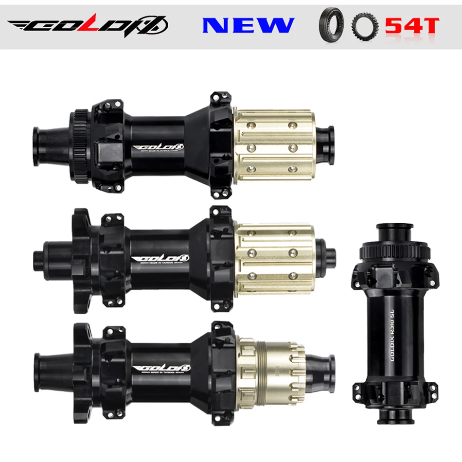 

GOLDIX R310 Sealed Bearing 6 Bolt Center Lock Disc Brake 24/28 Hole Ratchet 54T for DT SWISS/Shimano/SRAM Road Gravel Bike Hubs