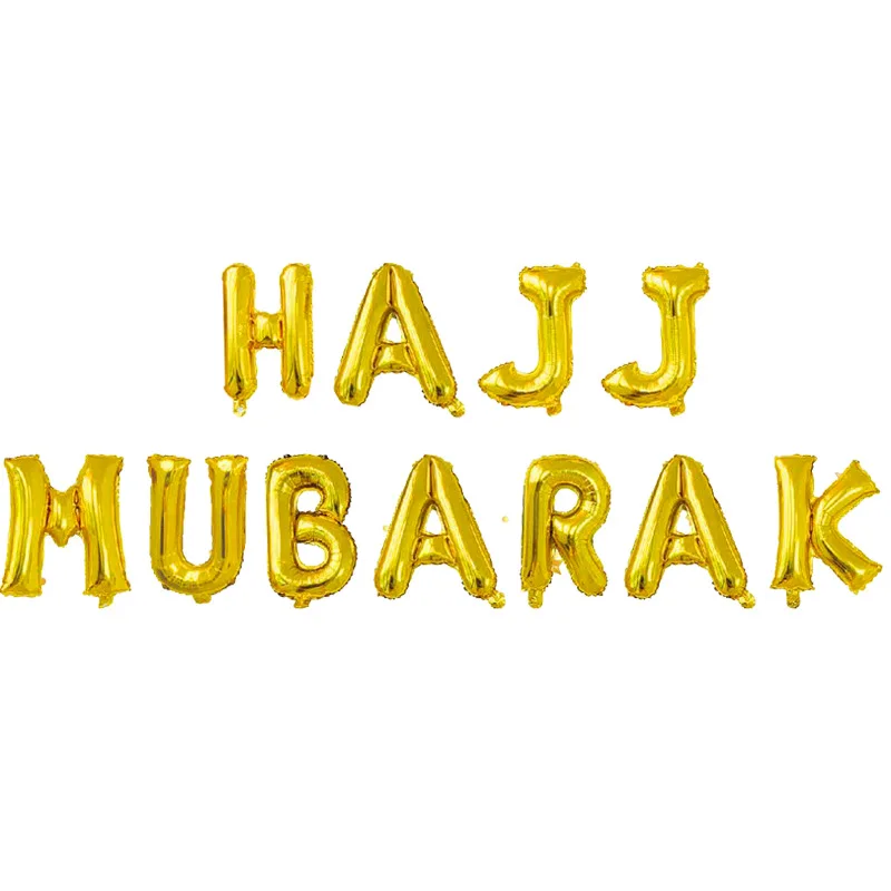 

16 дюймов 11 шт. фольгированные воздушные шары Eid украшения на Рамадан hajj Mubarak kareen праздничные воздушные шары баннеры для мусульманских украшений