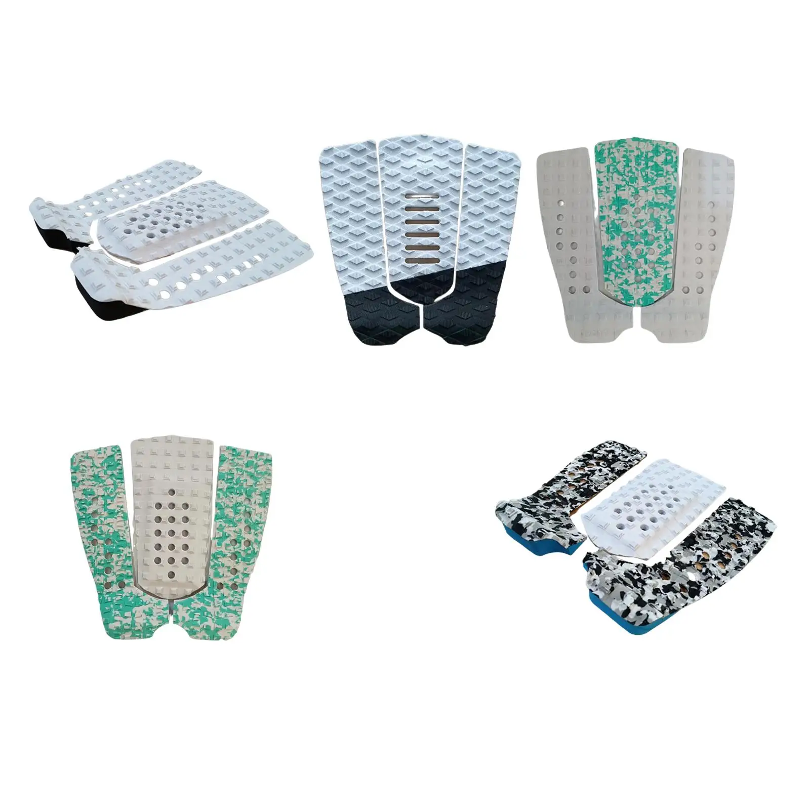 3x тяговая накладка для доски серфинга хвостовая из ЭВА нескользящая водных видов