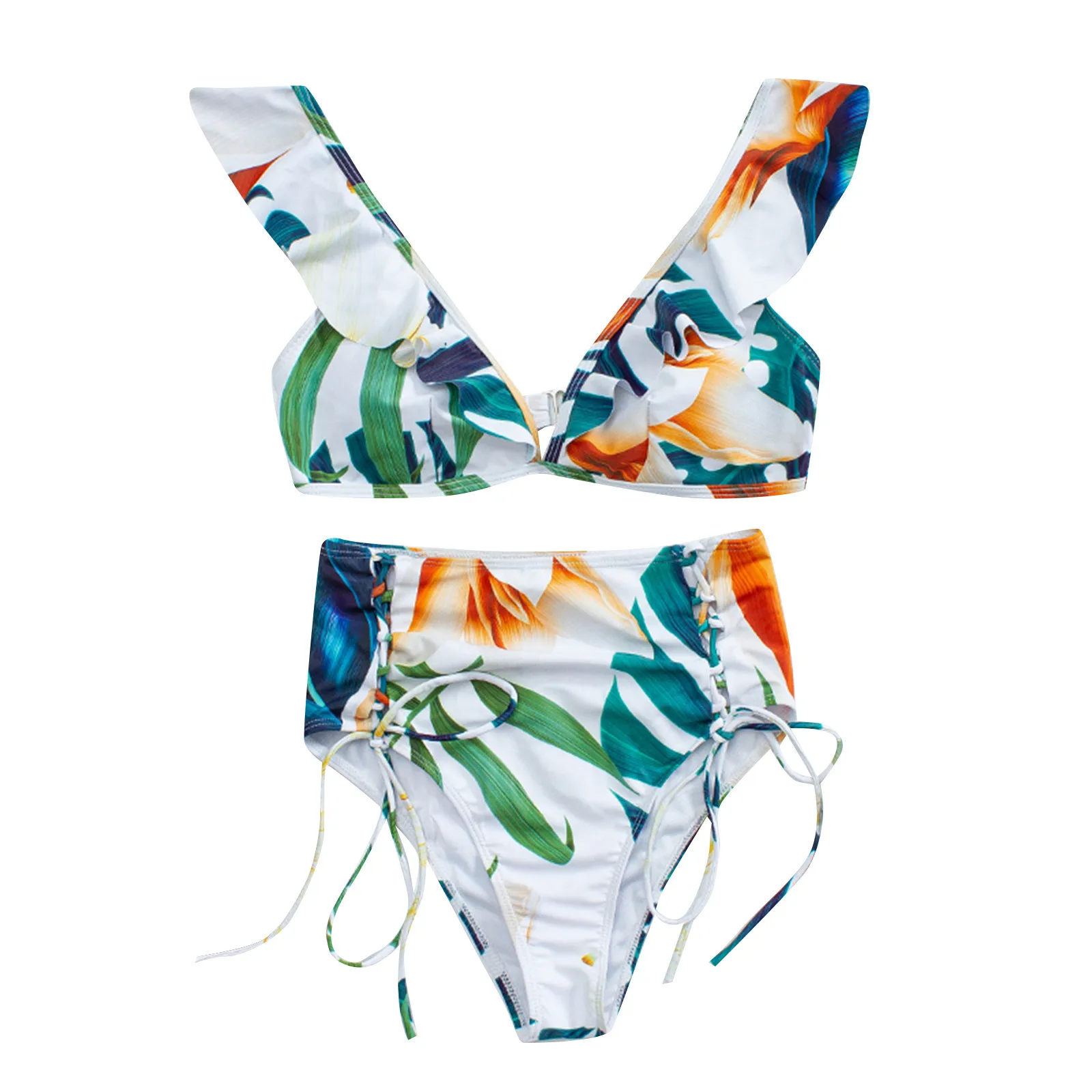 

Женский купальник с принтом, Бандажное бикини, женская пляжная одежда, модные купальники, танкини, лифчик купальник с подкладкой, купальник,...