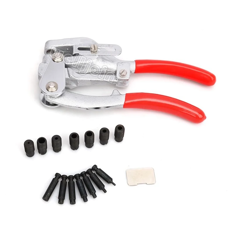 

Hand-Held Power Punch Kit Carbon Steel Iron Plastic Hole Punch Pliers Puncher Kit For Stainless Steel Aluminum Leather