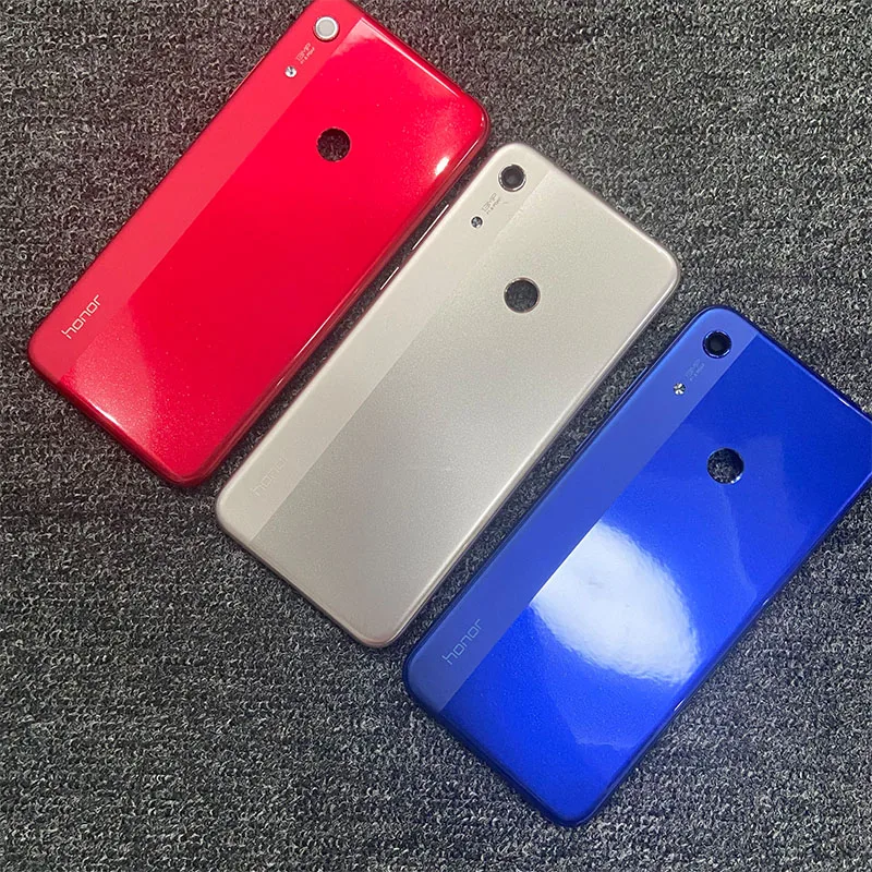 

Новинка, Крышка батарейного отсека для Huawei Honor 8A/Pro, стеклянная панель, задняя крышка