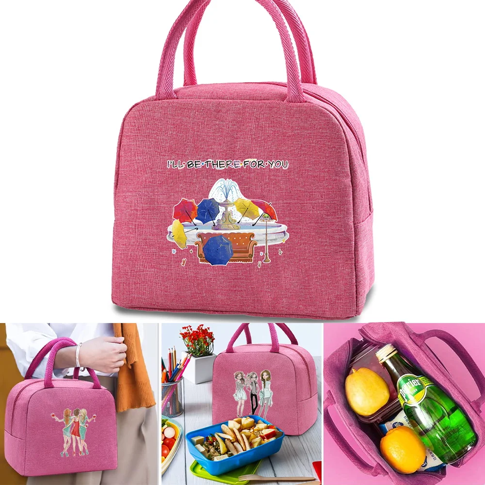 

Cooler Lunch Handbag Portable Lunch Box for Men Women Kids work School Lunch Picnic Dinner Food Thermal Insulated Canvas bags