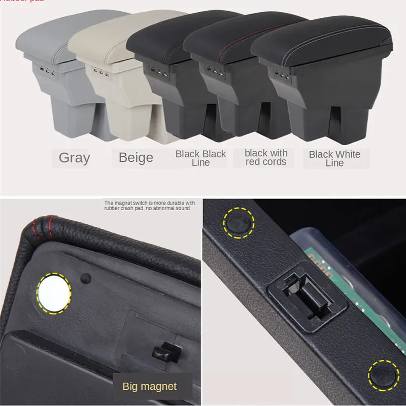 Подлокотник Honda Jazz Fit Современный Держатель Для Хранения Простая Установка