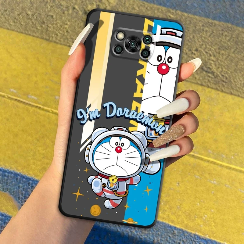 

Doraemon Anime Cartoon Japan For Xiaomi Mi Poco F1 M3 M4 GT M5s X3 NFC X4 Pro 5G C40 C50 C55 C51 X5 F3 M5 Case