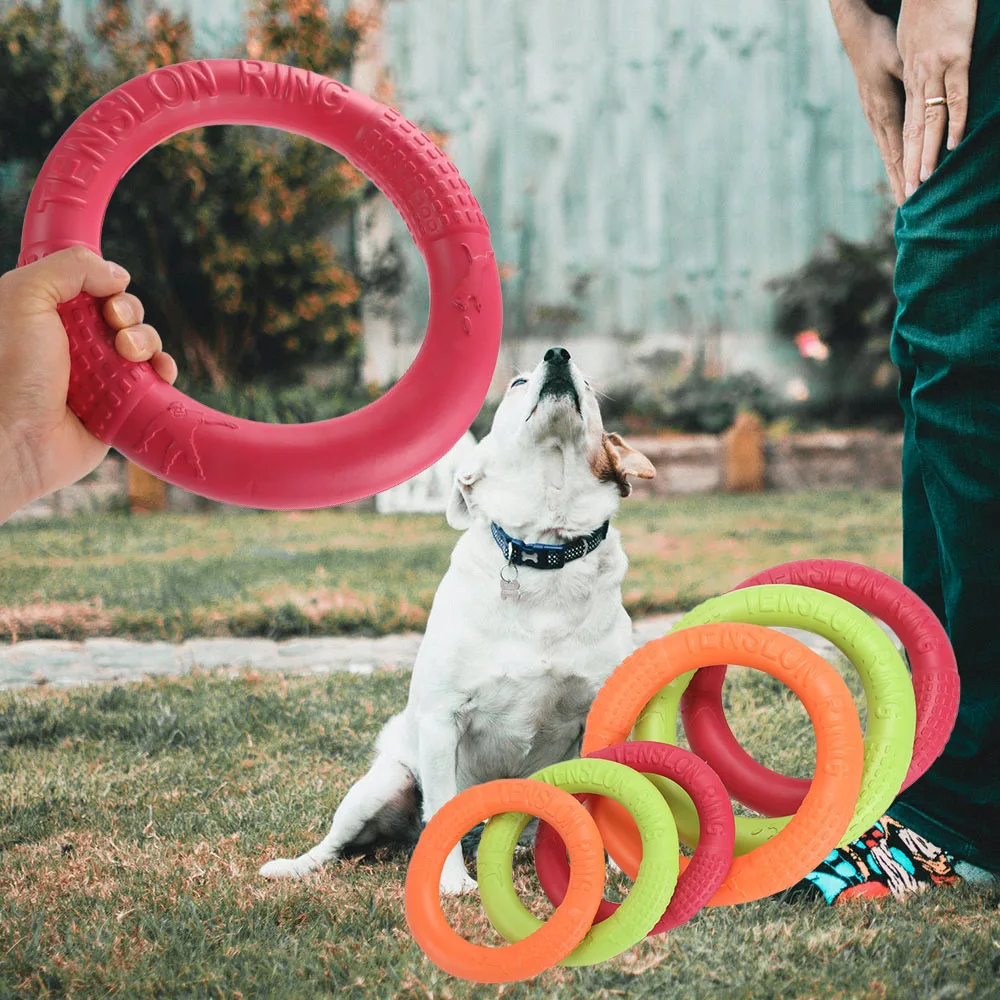 

Pet Flying Discs Eva Dog Training Ring Puller Resistant Bite Floating Toy Puppy Outdoor Interactive Floating Toy Game Products