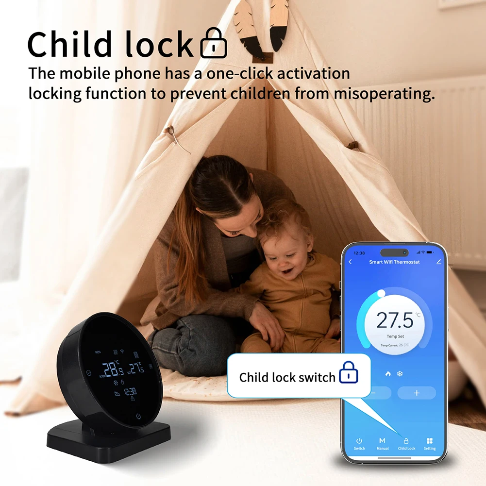 Для Tuya Wi-Fi умный беспроводной термостат водяной пол с подогревом настенный