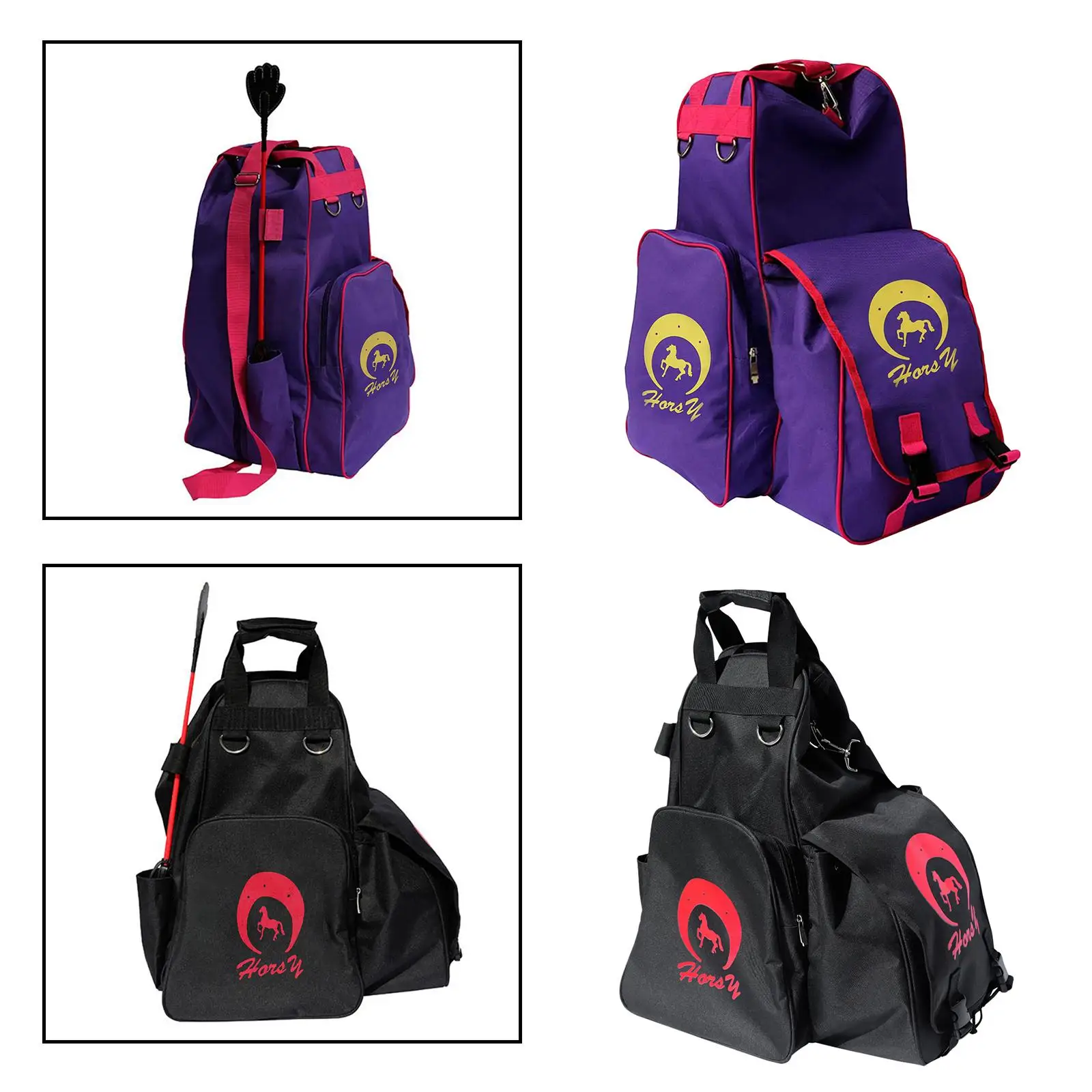 

Outdoor Equestrian Backpack Horse Riding Gloves Bag