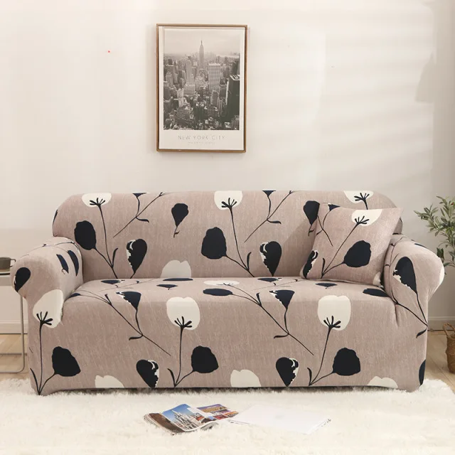 

Floral Sofa Covers for Living Room Elastic Sofa Cover Sectional Corner Sofa Slipcover Anti-Dust L-Shape Couch Cover1/2/3/4seater