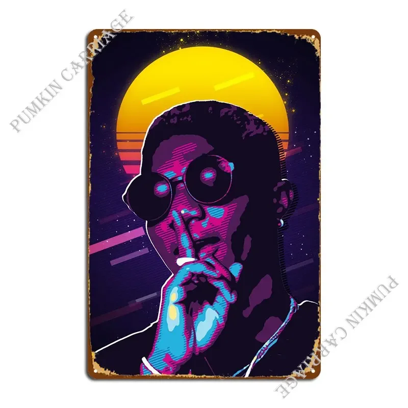 Металлическая табличка Wizkid ржавые гаражные таблички классический жестяной знак