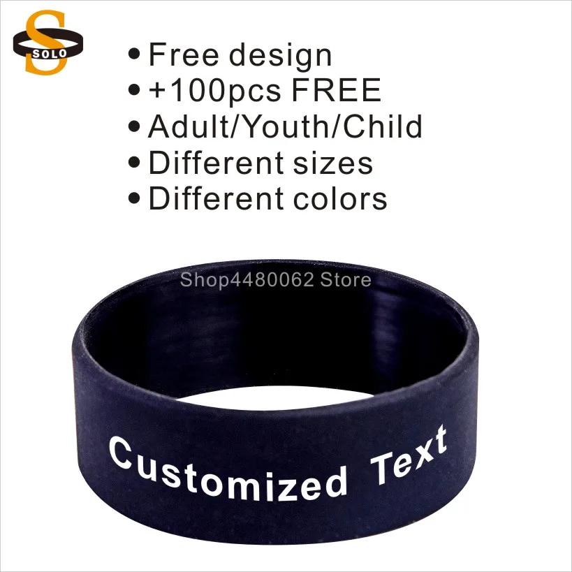 

Buy 2000 Get 2100pcs 19mm width Barcelets Carved Ribbon Hand Bands Glowing Shine Wristbands With Printing Logo