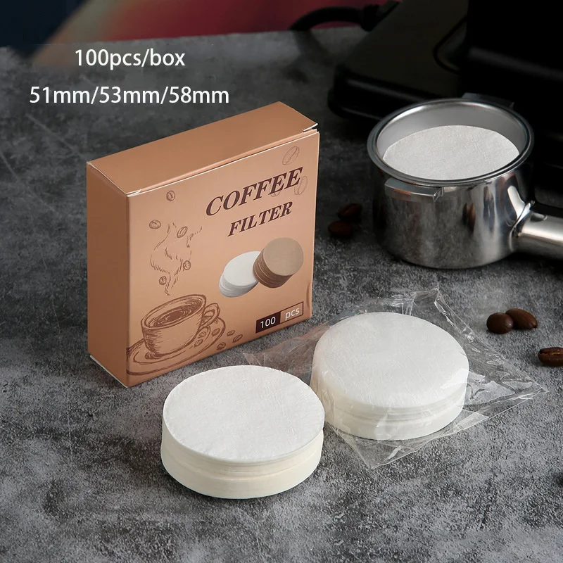51mm/53mm/58mm Filter for Coffee Paper Home Handle Special Powder Bowl Coffee Filter Paper Water Filter Paper Coffee Accessories