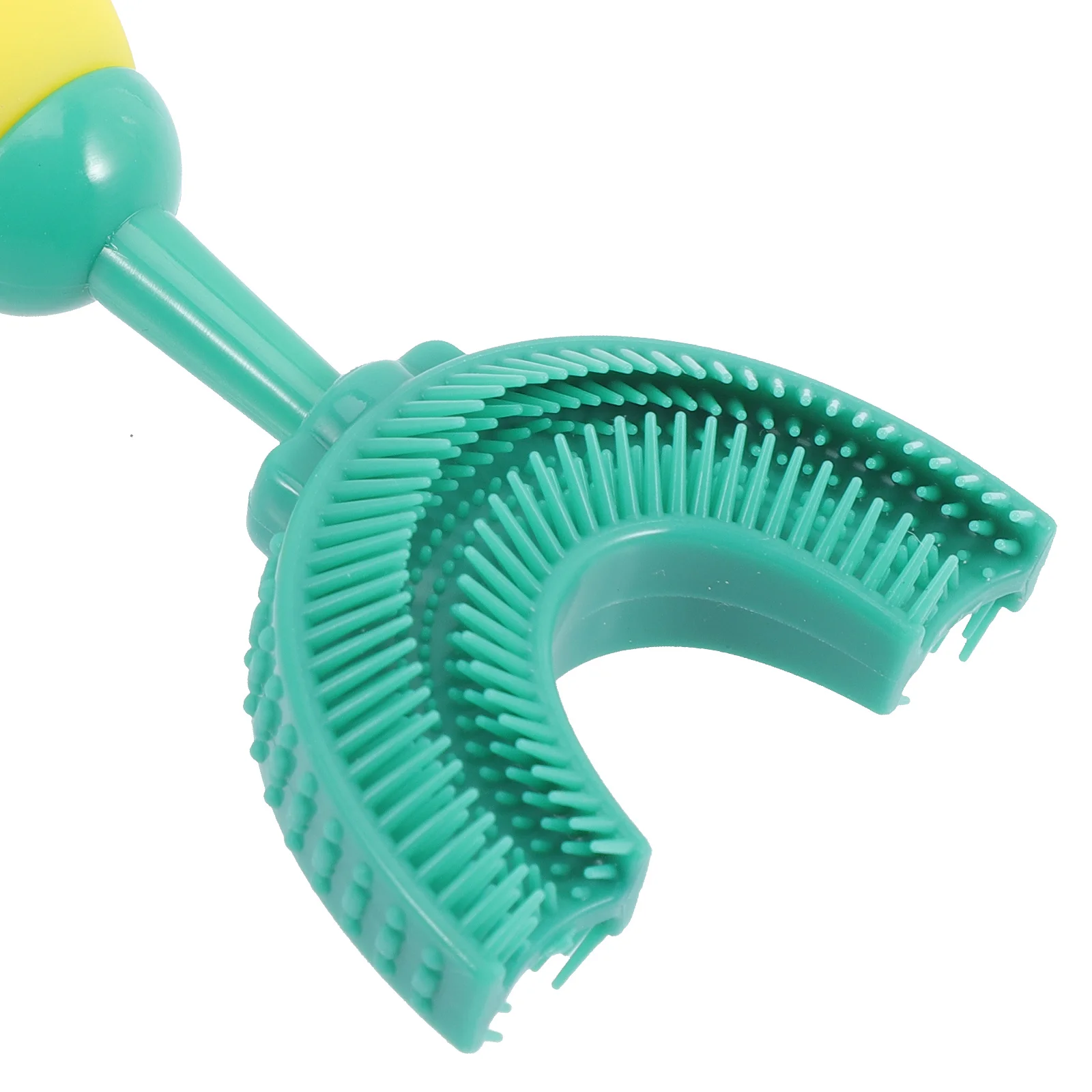 Детская U-образная зубная щетка зубные щетки для малышей силикагель руководство