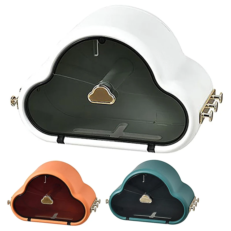 

Настенная коробка для салфеток, вешалка для полотенец, органайзер для макияжа в ванную комнату, коробка для хранения без перфорации, водоне...