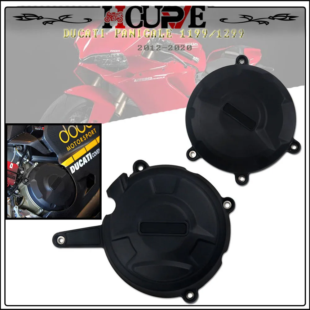 

For DUCATI PANIGALE 1199 1299 2012-2020 2019 Motorcycle Nylon Engine Stator Cover Engine Guard Protection Side Shield Protector