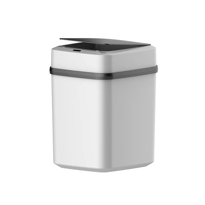 

High Intelligent Trash Can Automatic Induction With Cover Living Room Kitchen Bedroom Bathroom Trash Can