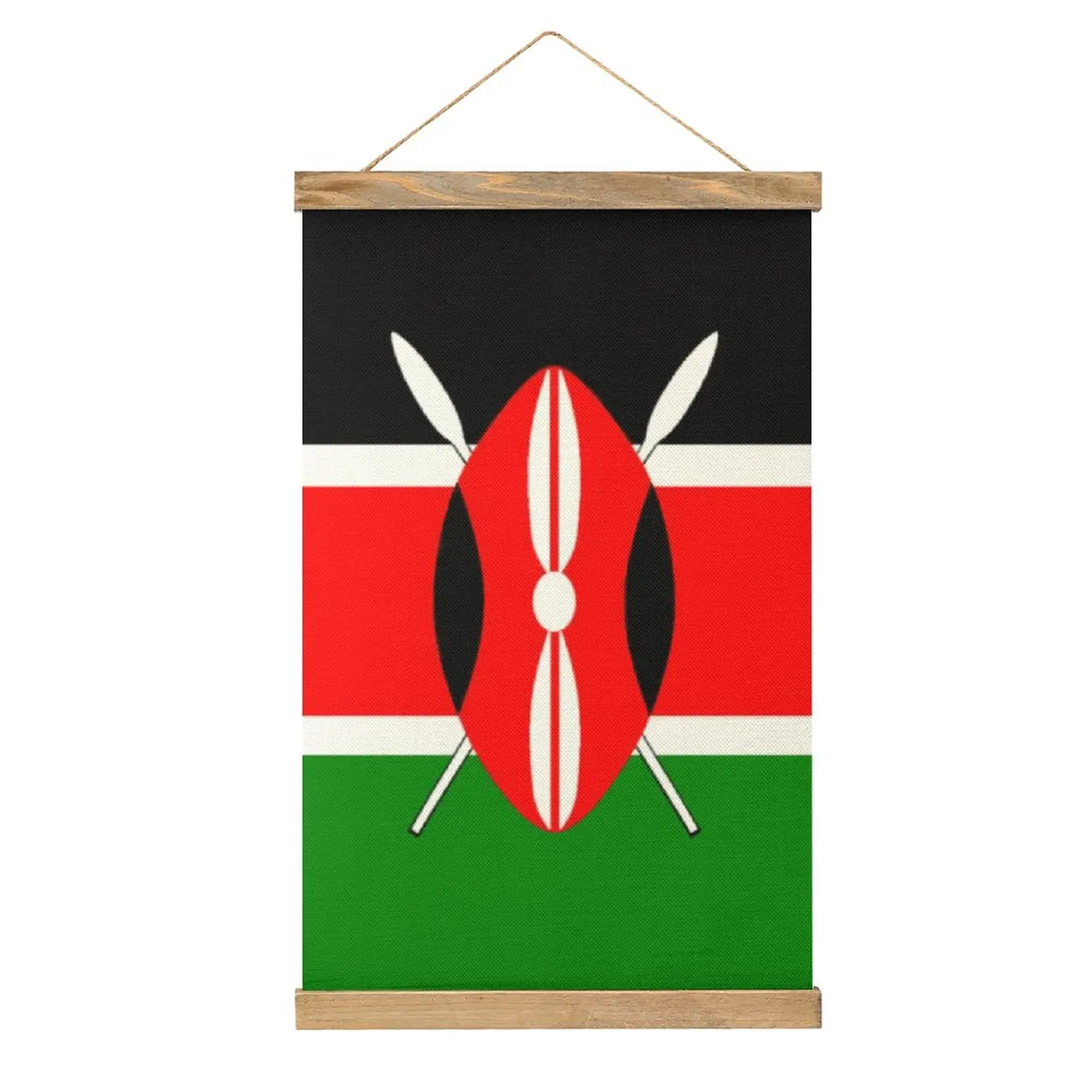 

Flag of Kenya Mural Office Craft Decoration Canvas Hanging Picture Creative Funny Joke Style Decorate